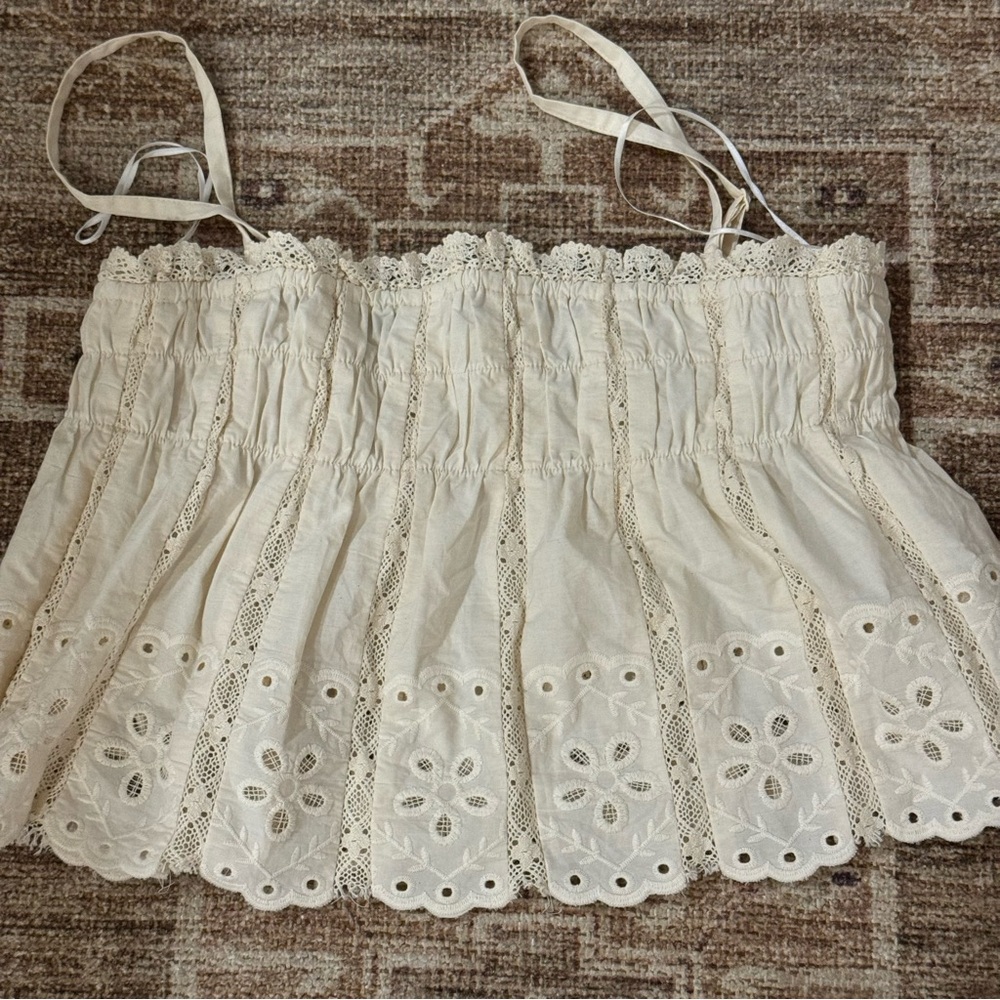 ALTAR’ STATE |  Embroidered Lace
Crop Top Size M - Picture 4 of 12